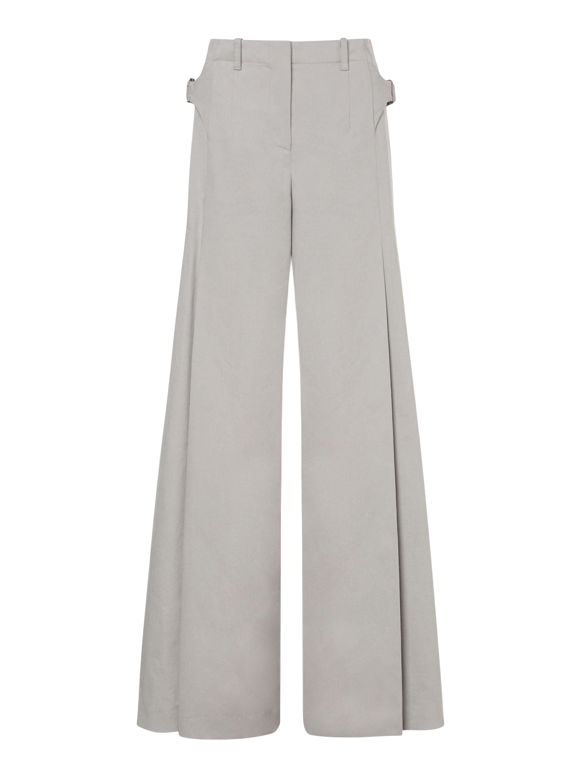 Pantalon oversize en gabardine de coton - Grey