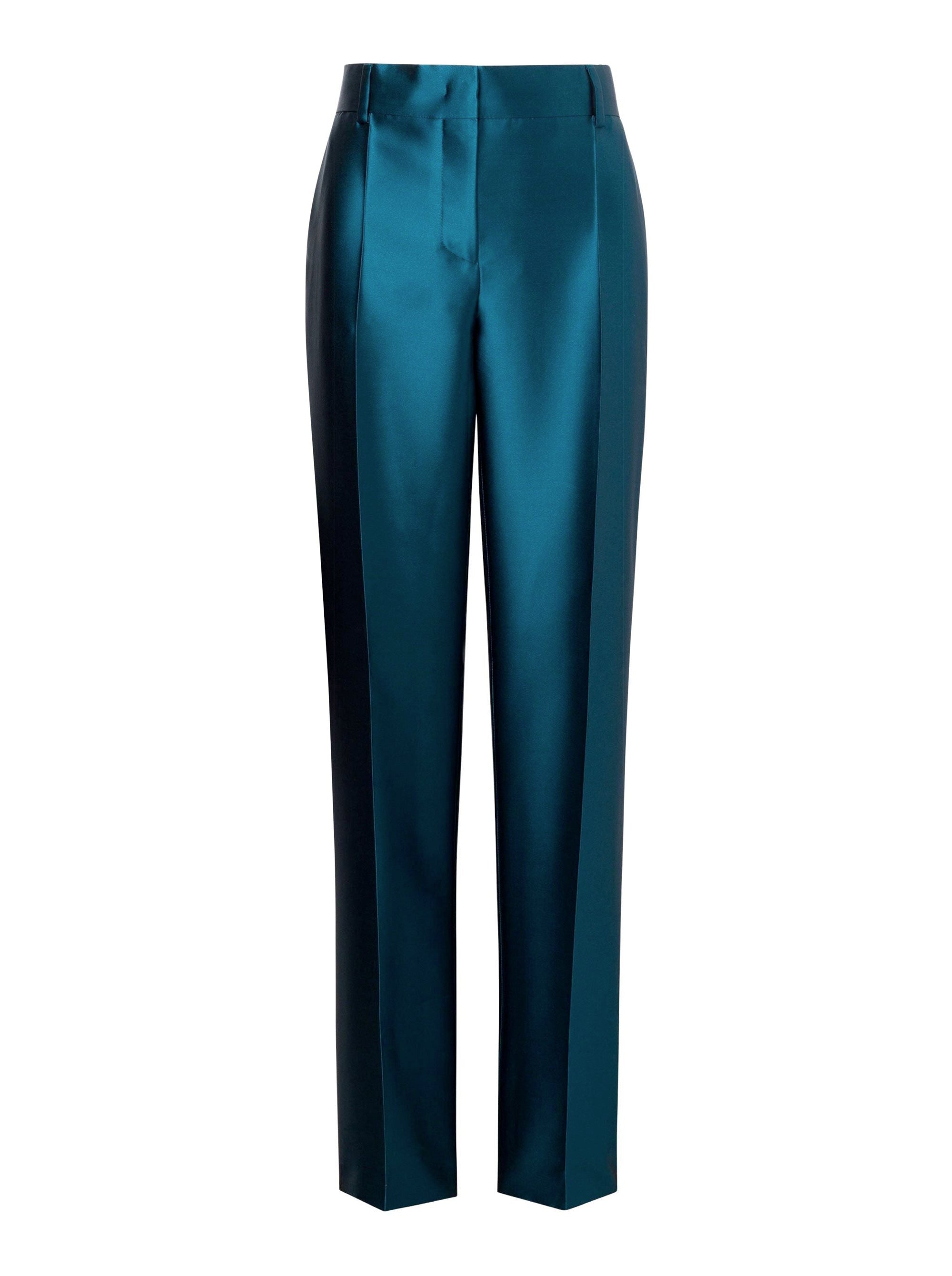 Pantalon de tailleur brillant - Blue