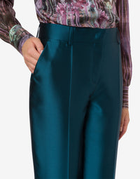 Pantalon de tailleur brillant - Blue
