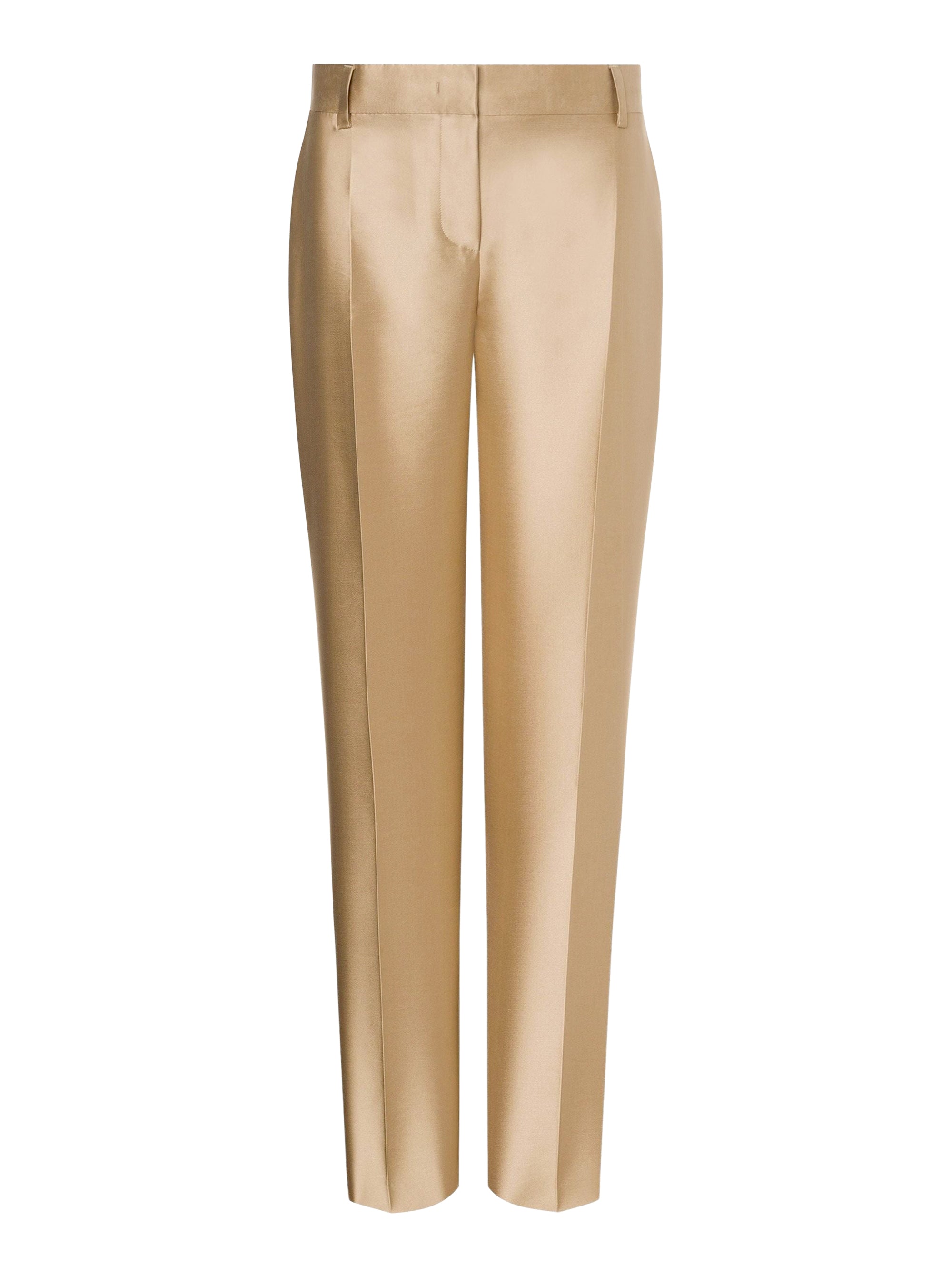 Pantalon de tailleur brillant - Beige