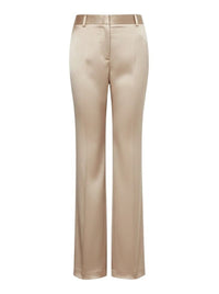 Silk blend tailored trousers - Beige