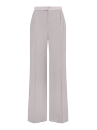 Low rise satin trousers - Grey