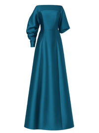 Strapless maxi dress - Blue