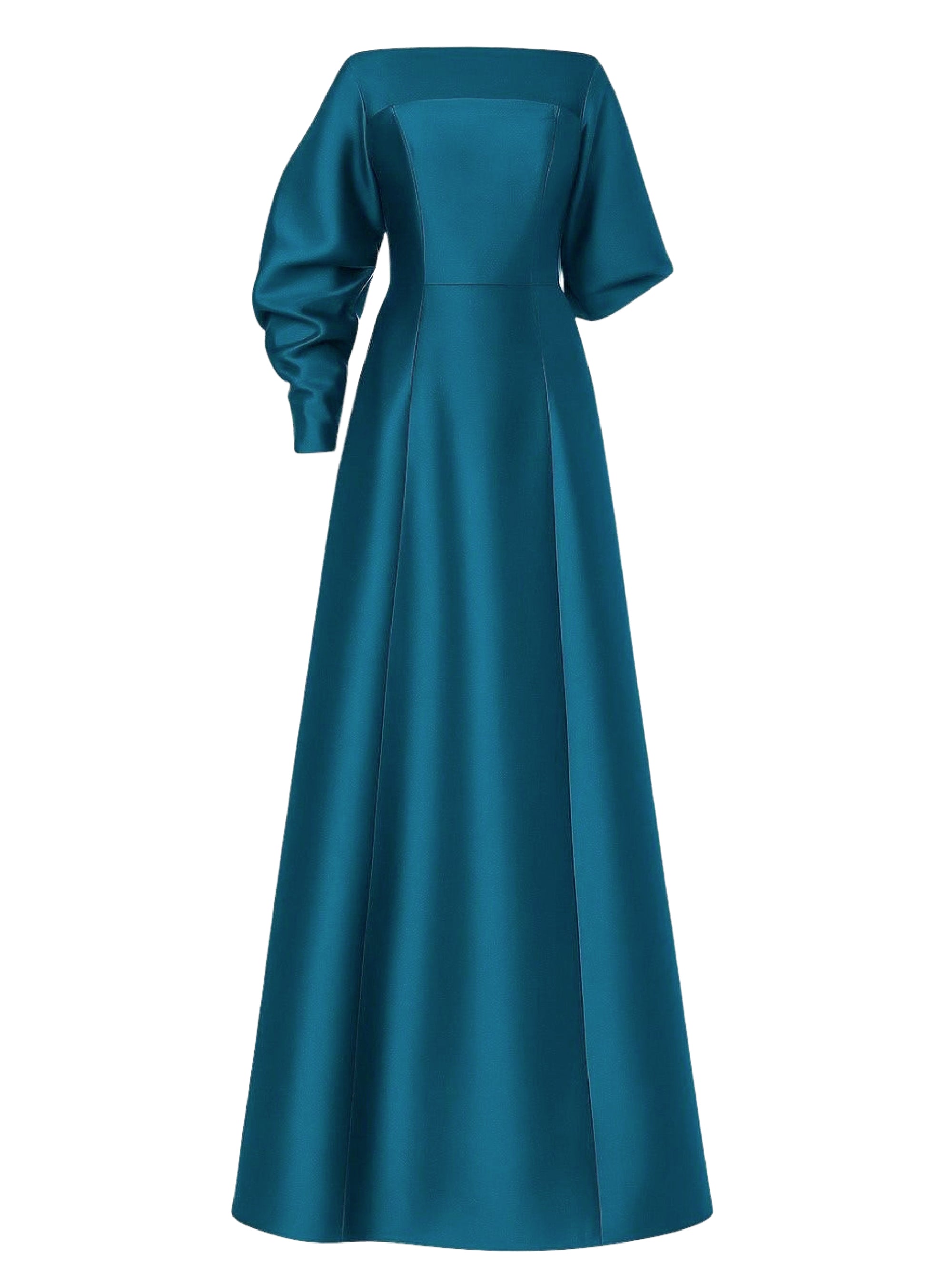Strapless maxi dress - Blue