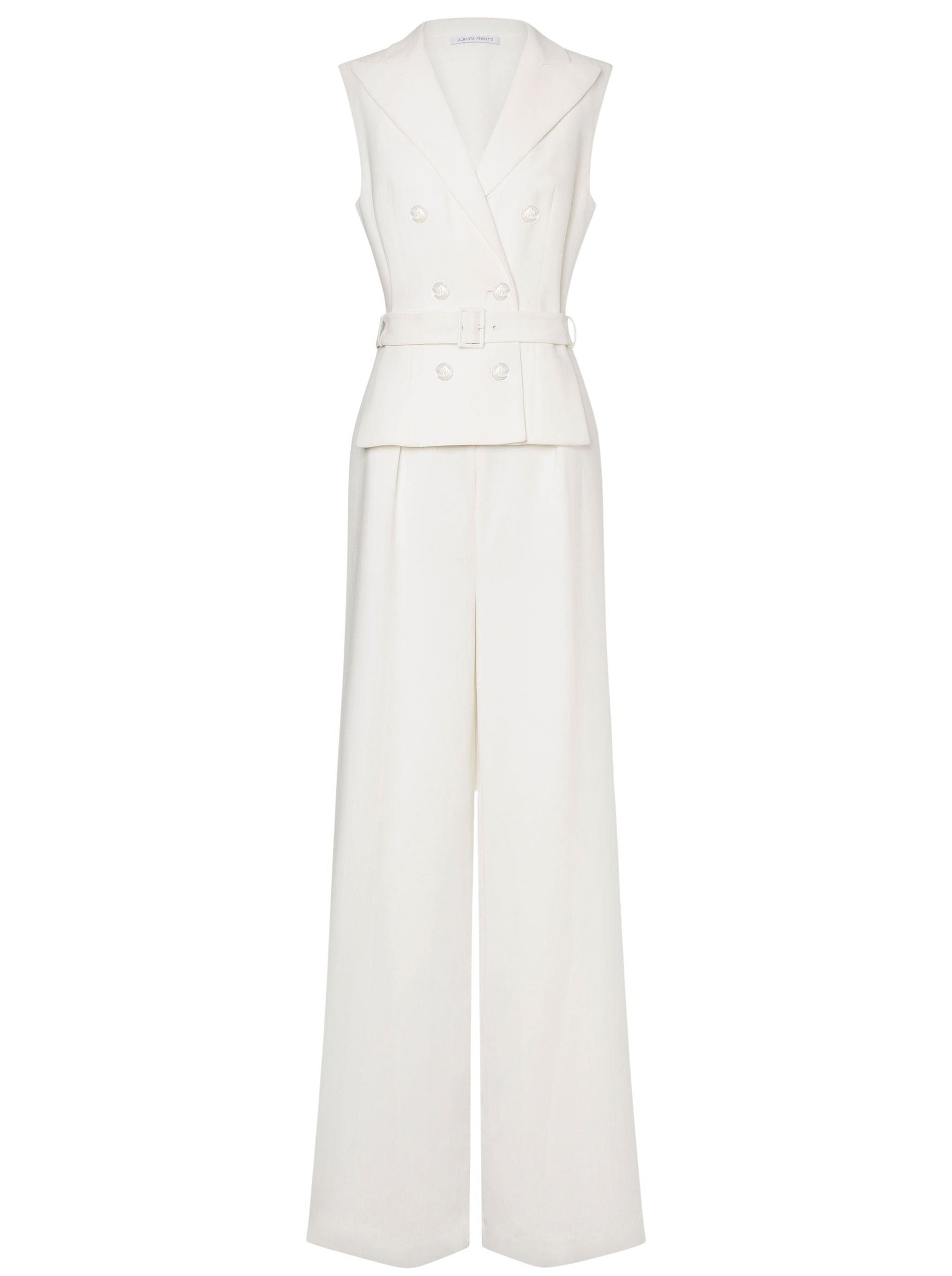 Combinaison ample stretch - Ivory