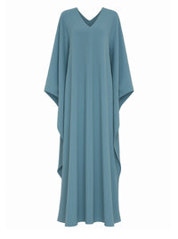 Robe midi en tissu structuré - Grey