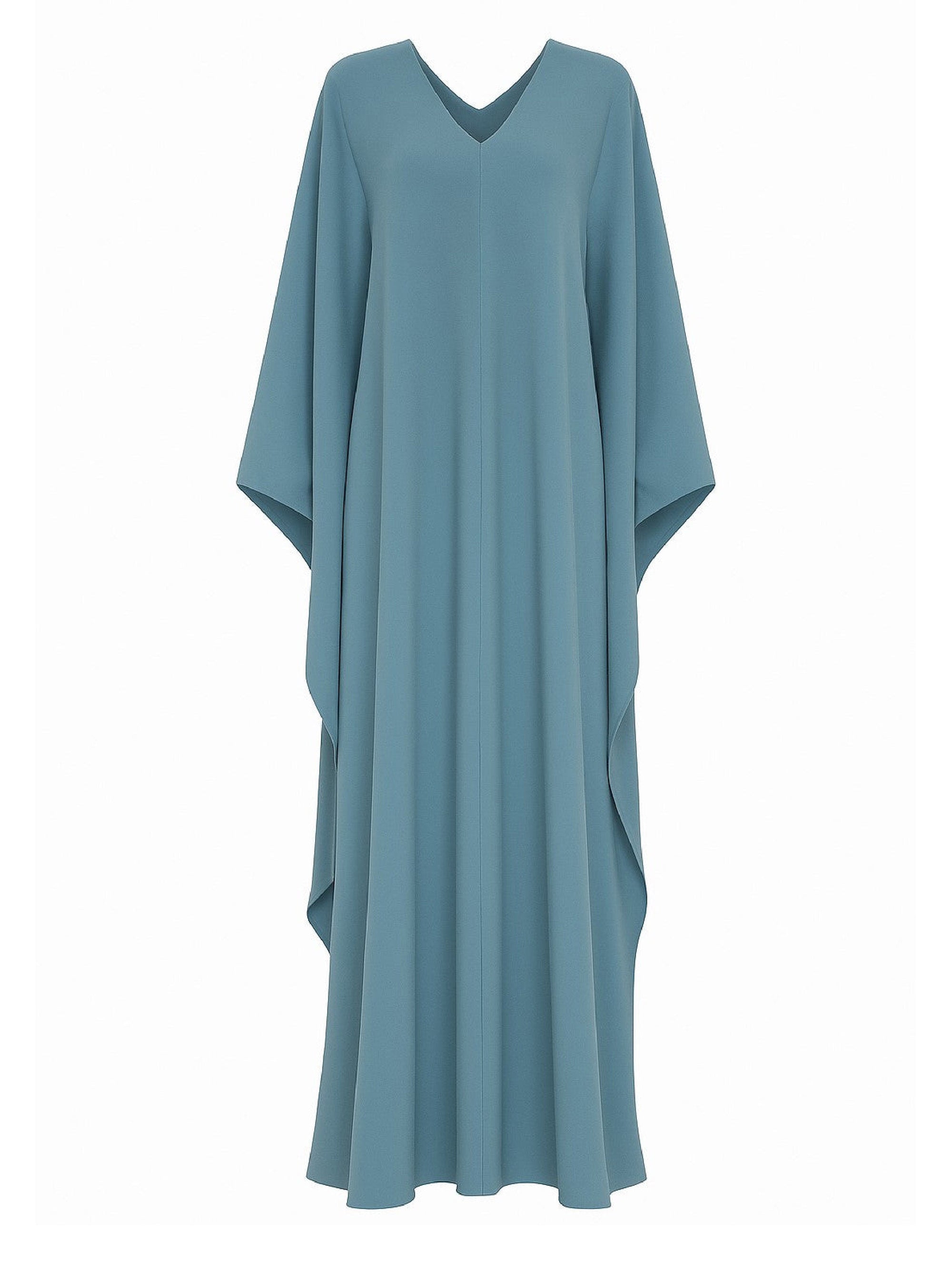 Robe midi en tissu structuré - Grey