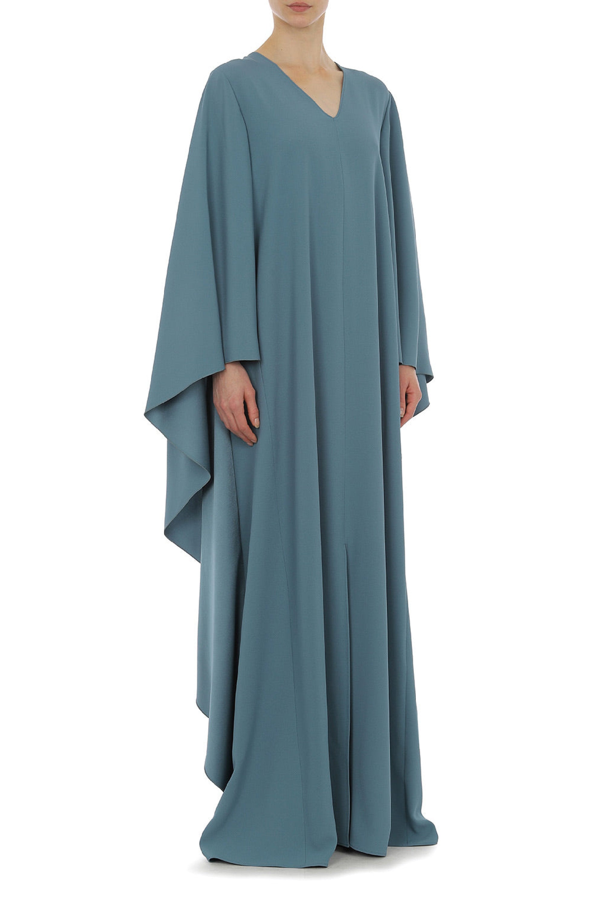 Robe midi en tissu structuré - Grey