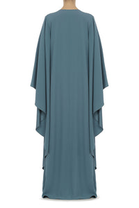 Robe midi en tissu structuré - Grey