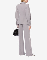 Veste croisée en satin - Grey