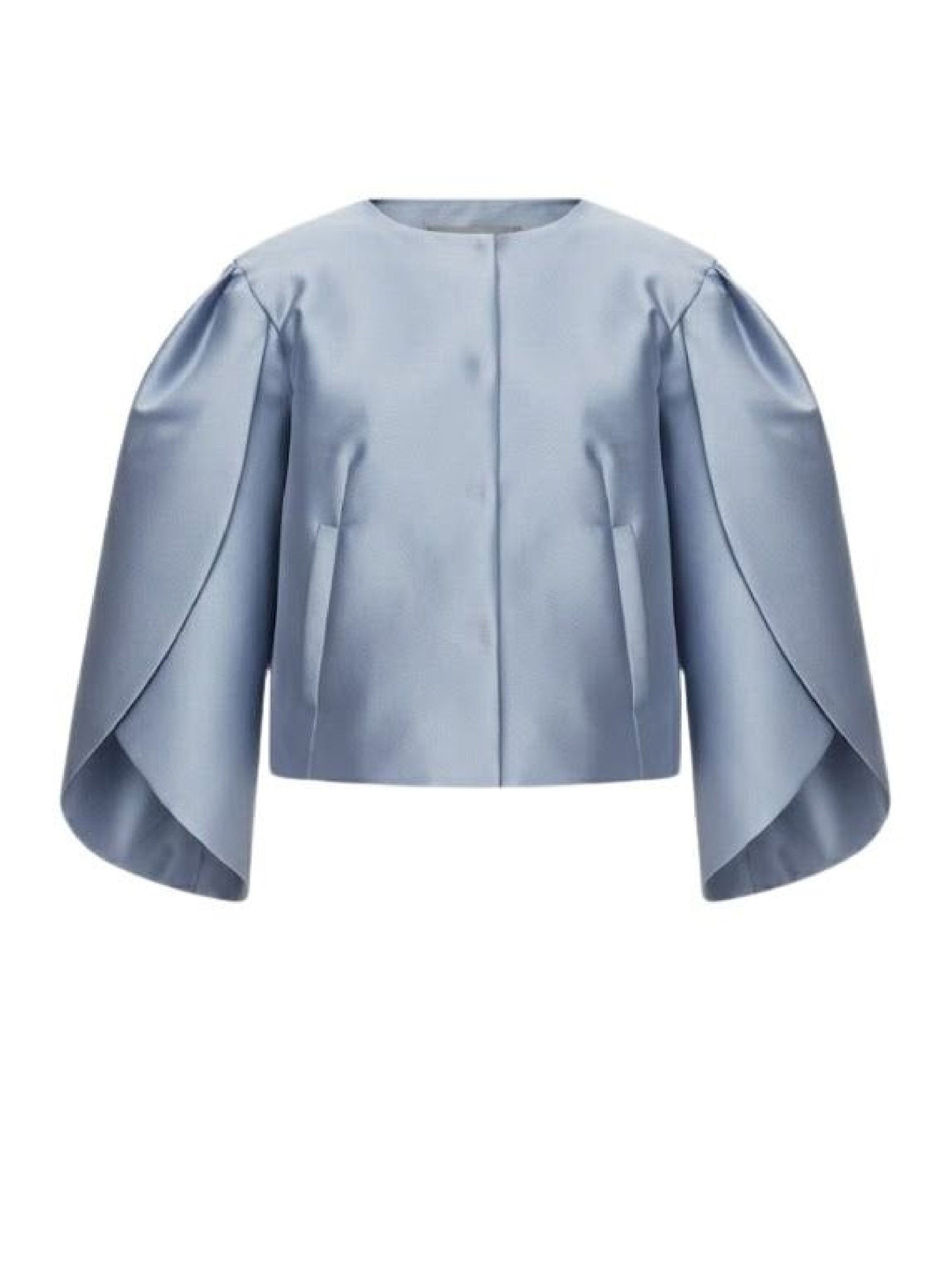 Veste courte à manches tulipe - Grey