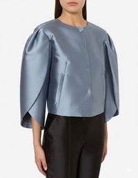 Veste courte à manches tulipe - Grey