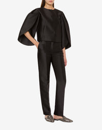 Veste courte à manches tulipe - Black