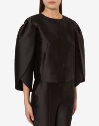 Veste courte à manches tulipe - Black
