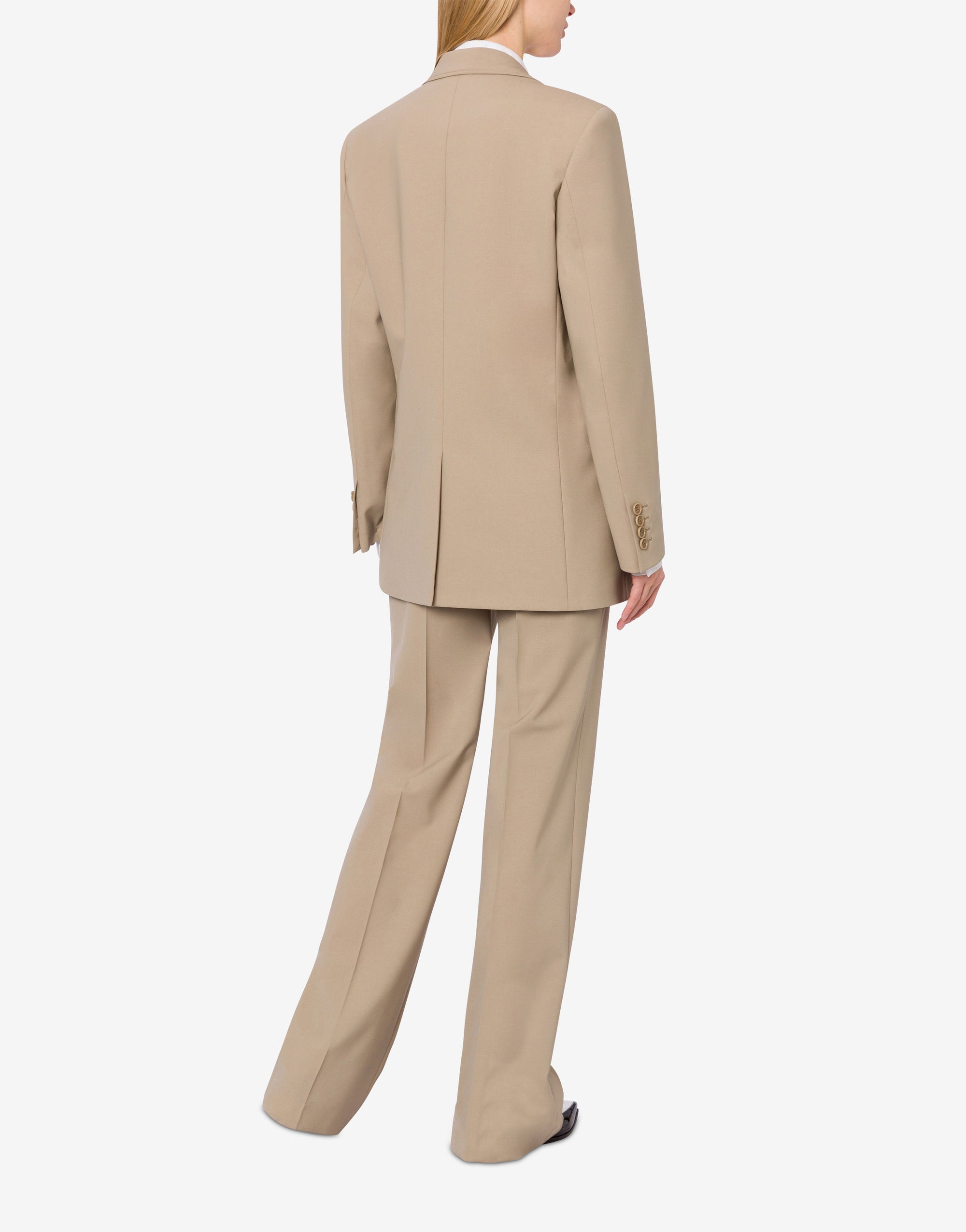 Veste en toile de laine stretch - Beige