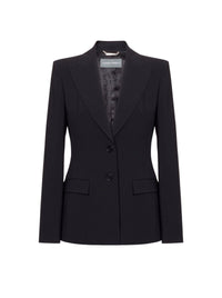 Veste en laine structuré - Black