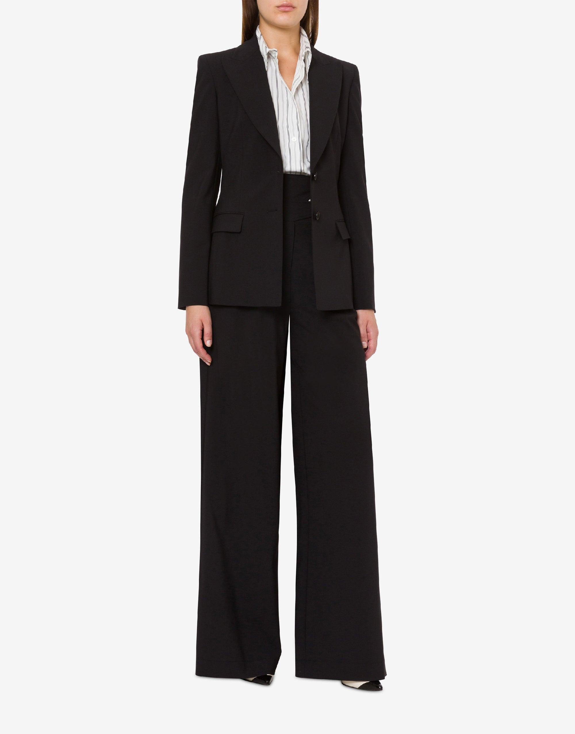 Veste en laine structuré - Black