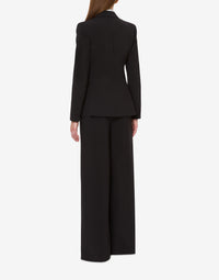 Veste en laine structuré - Black