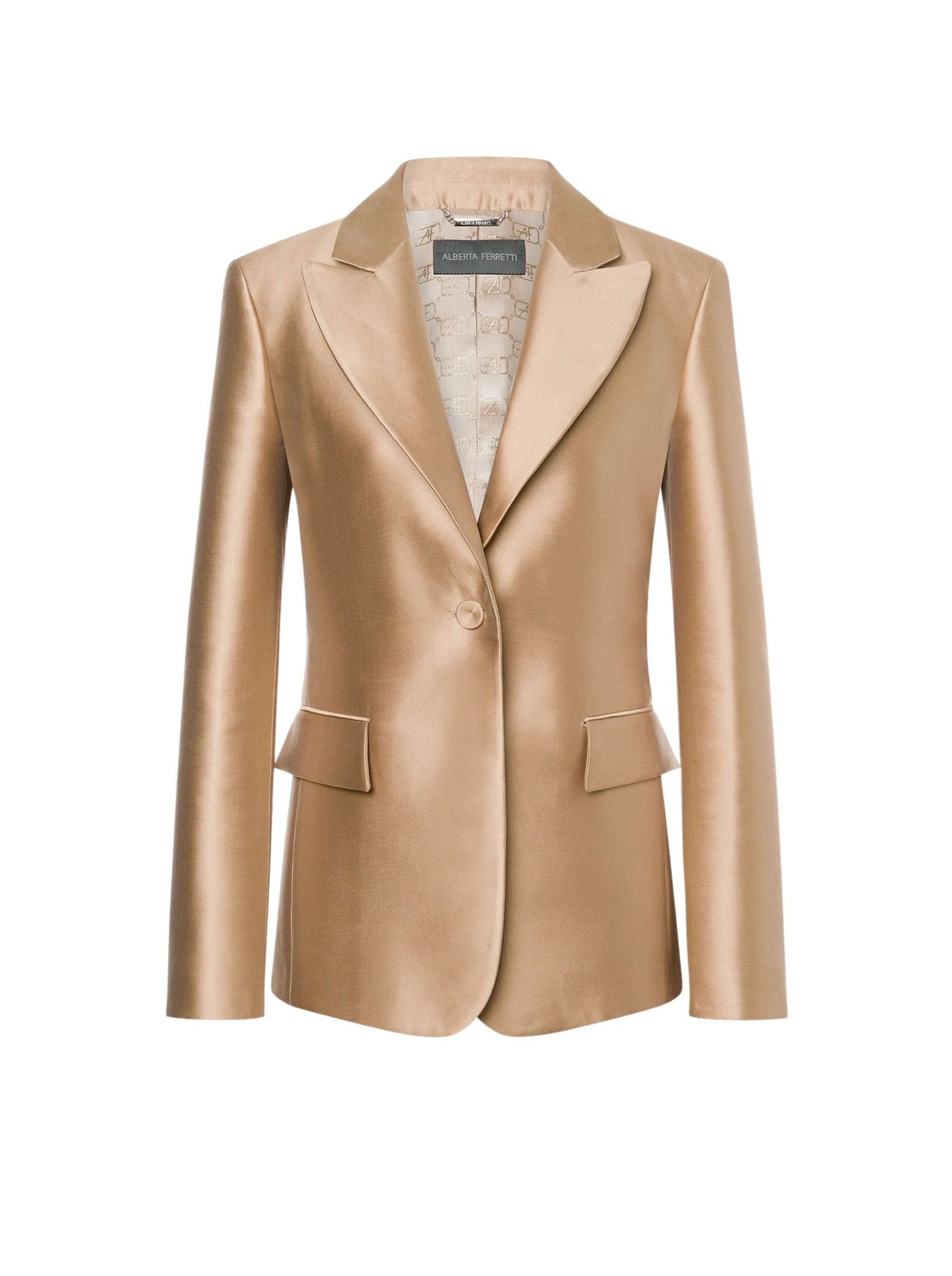 Single breasted jacket - Beige