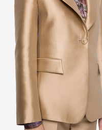 Single breasted jacket - Beige