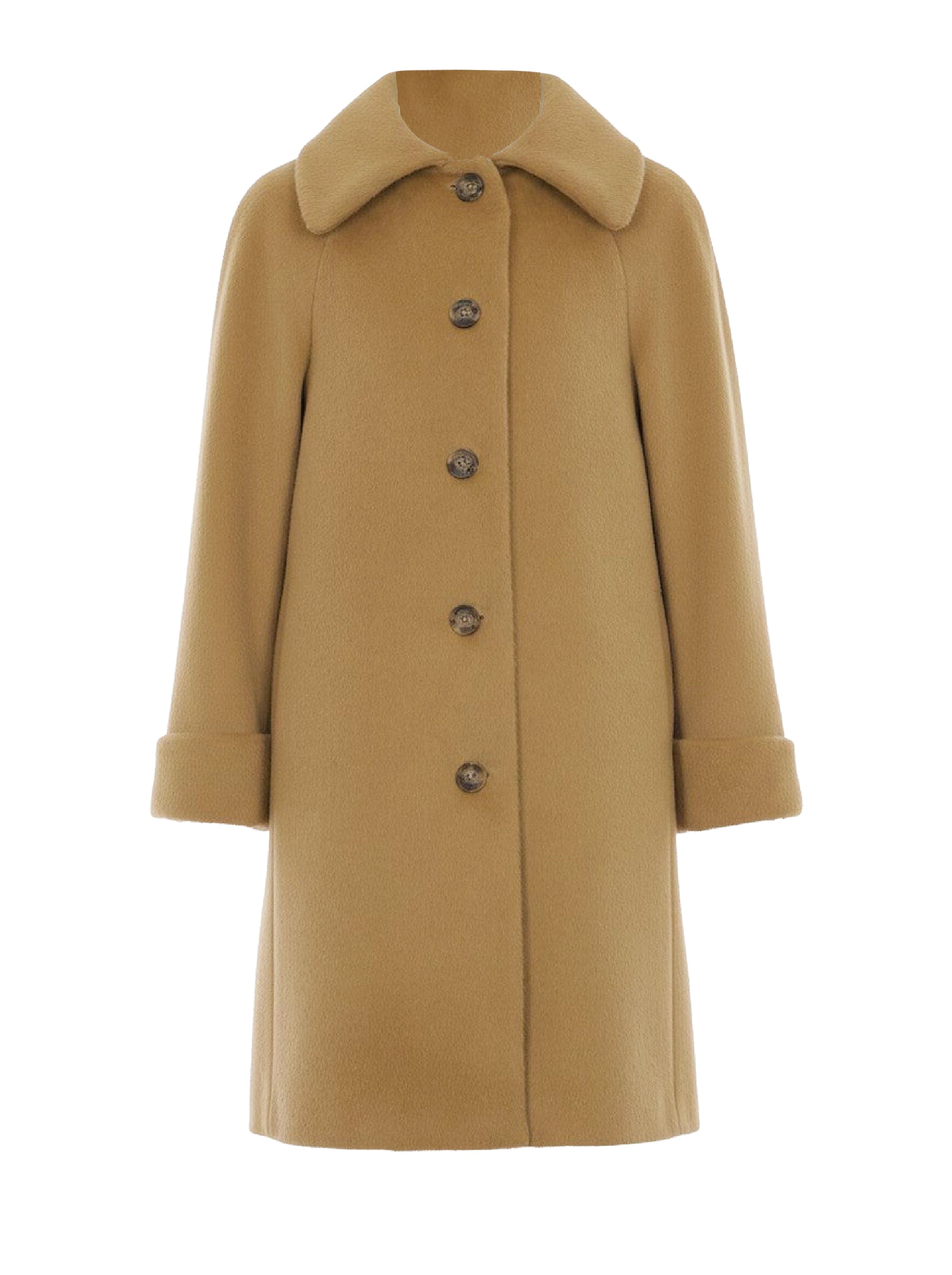 Manteau en drap de laine - Brown