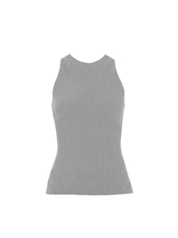 Débardeur en maille côtelée - Grey