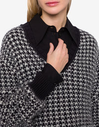 Pull oversize en mohair mélangé - Dark Grey