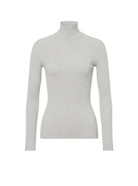 Pull à col montant stretch - Grey
