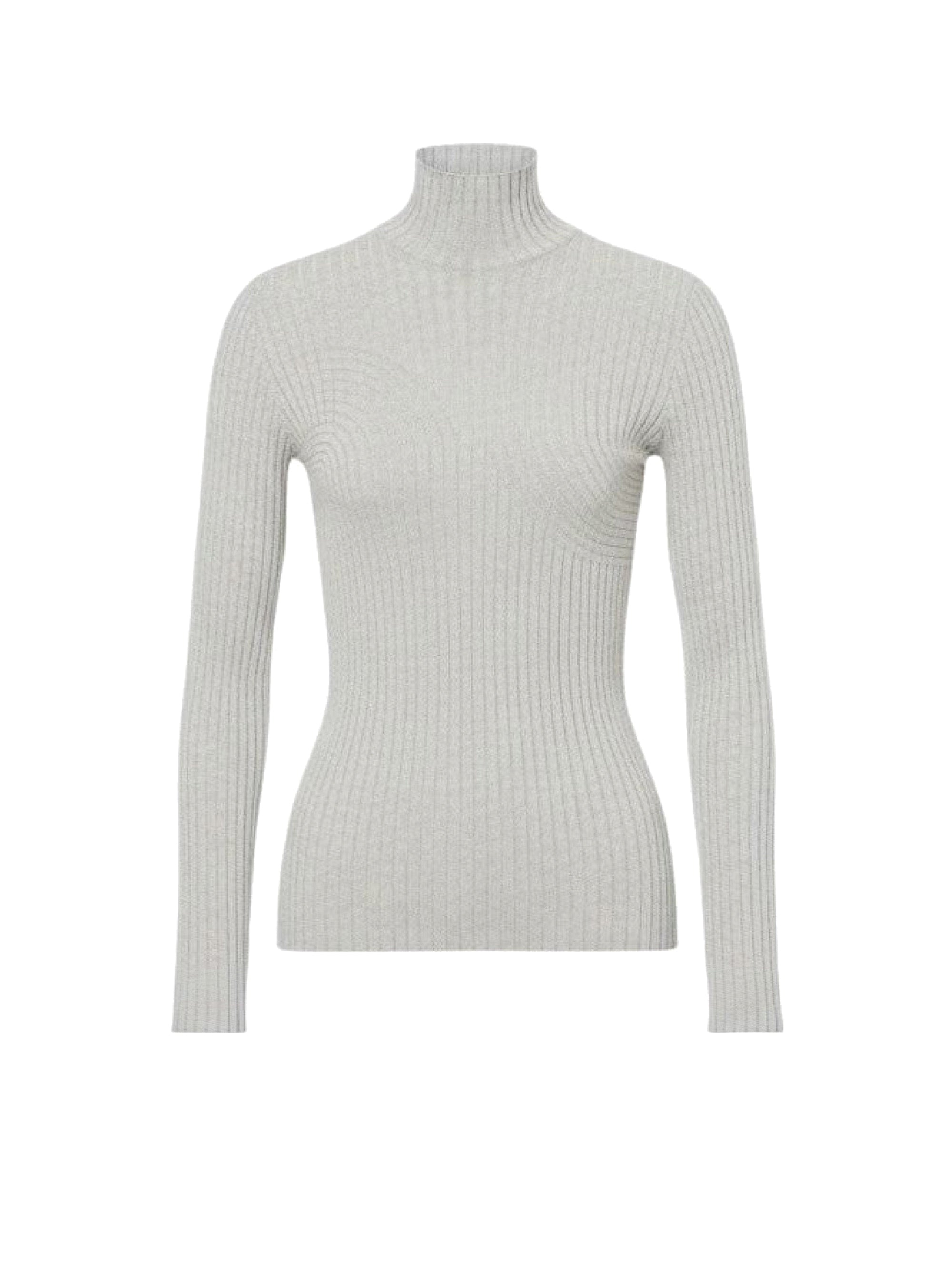 Pull à col montant stretch - Grey