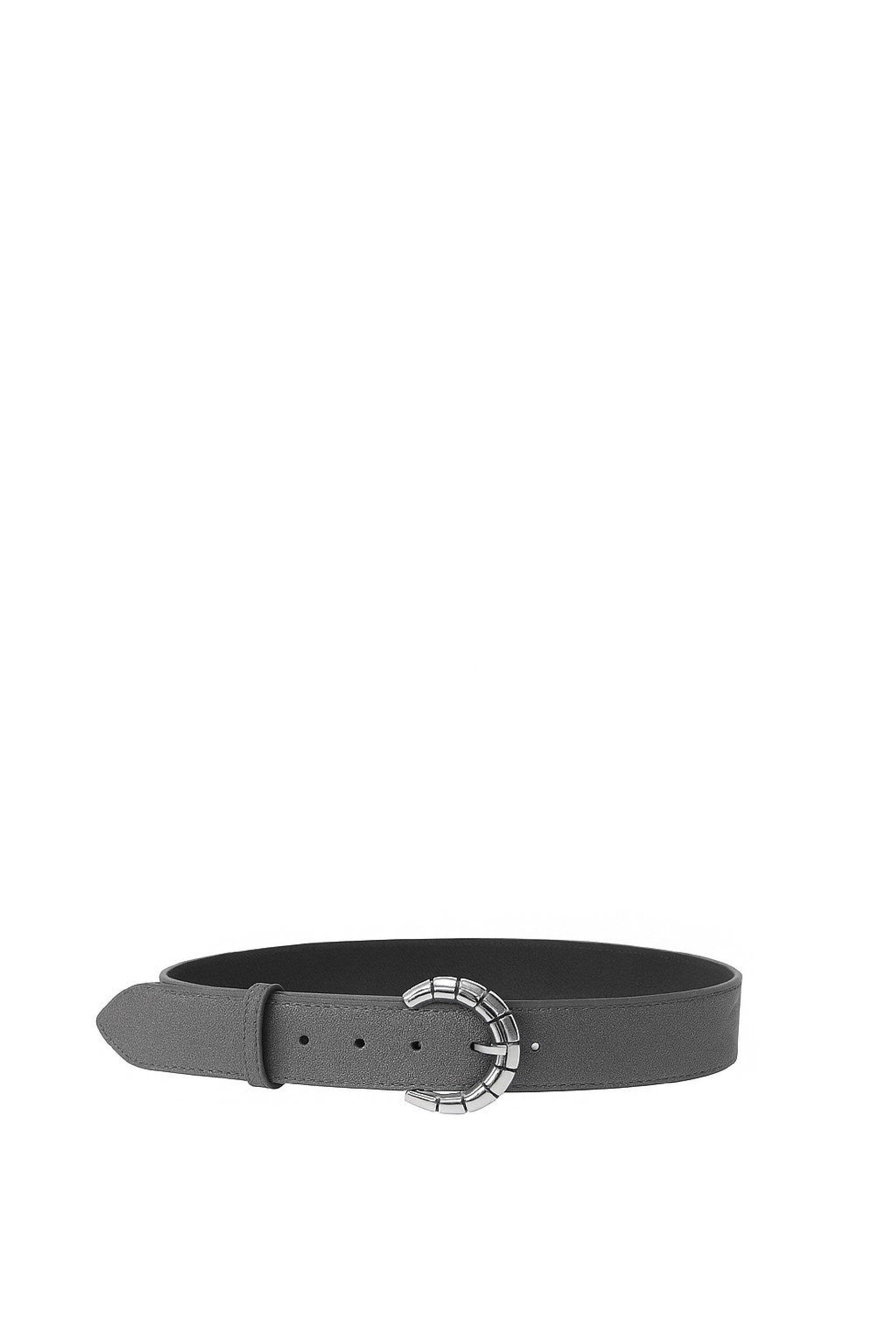 Ceinture en cuir à boucle - Grey