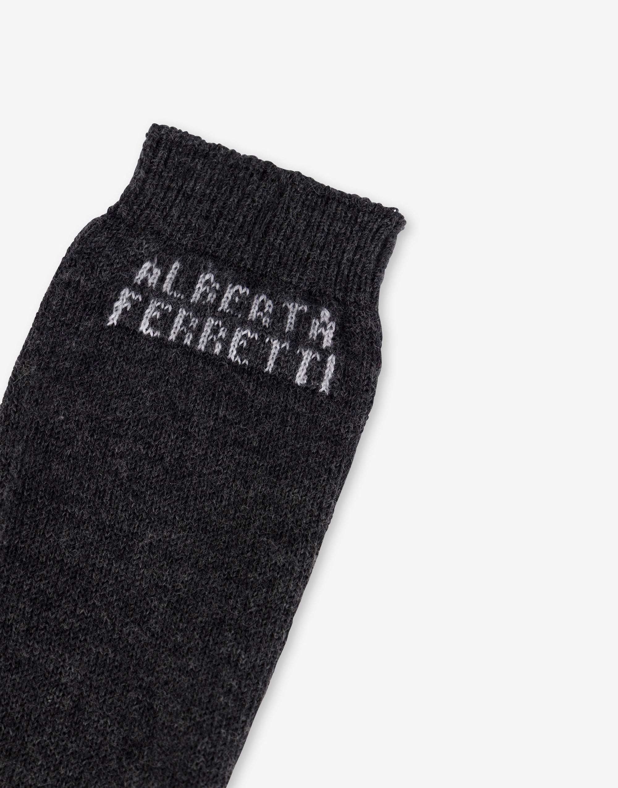 Chaussettes en laine et soie - Dark Grey