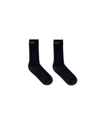 Chaussettes en laine et soie - Dark Grey