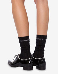 Chaussettes en laine et soie - Dark Grey