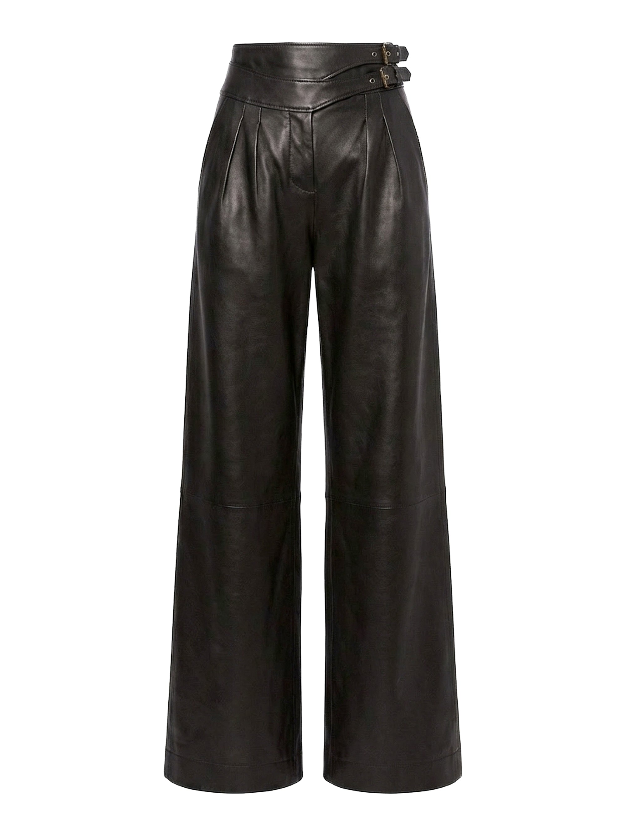 Pantalon en daim brillant - Black
