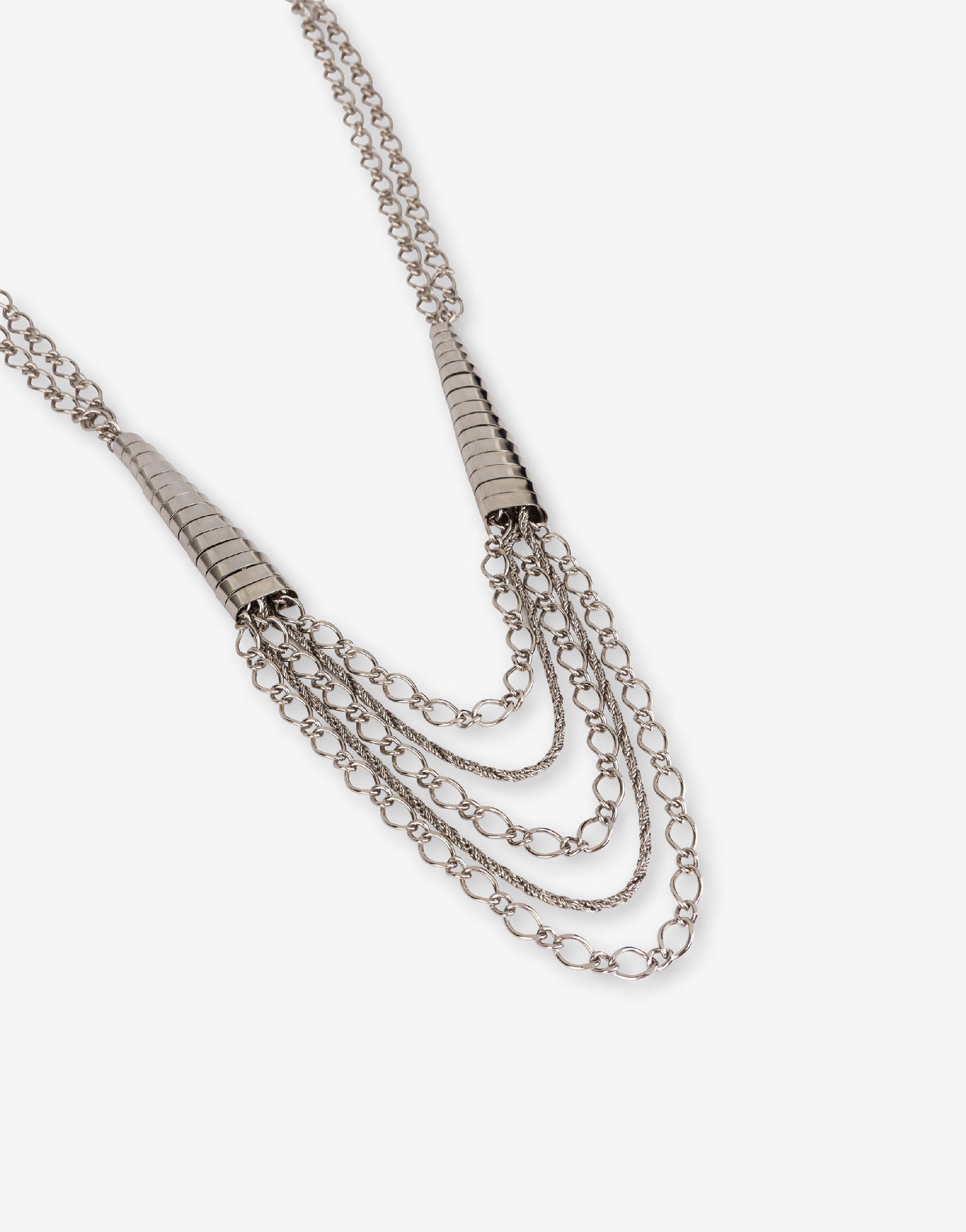 Long collier multichaînes - Silver