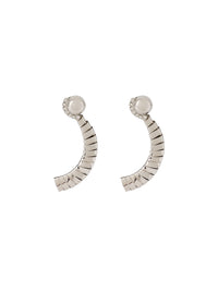 Boucles d’oreilles en métal - Silver