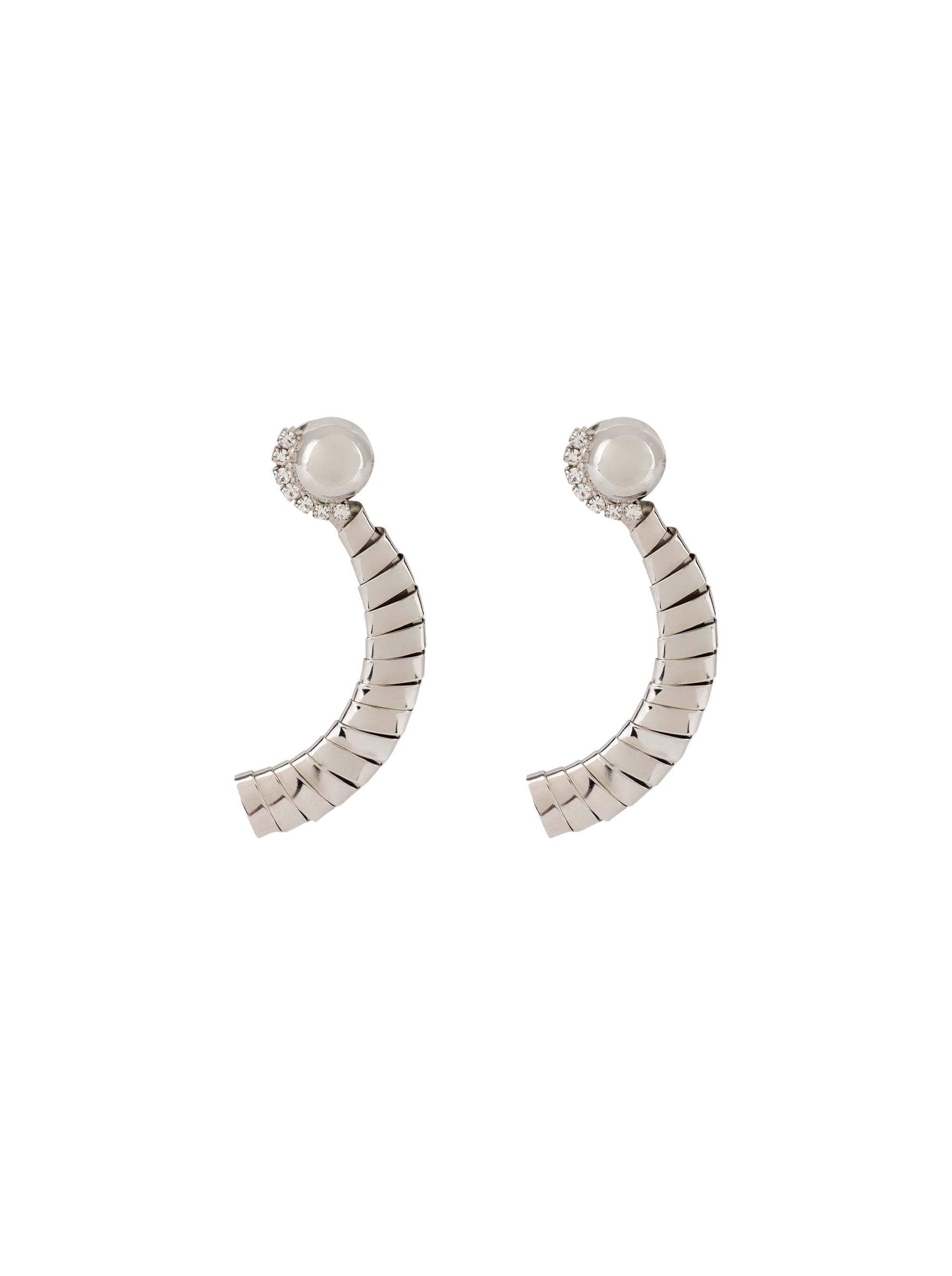 Boucles d’oreilles en métal - Silver