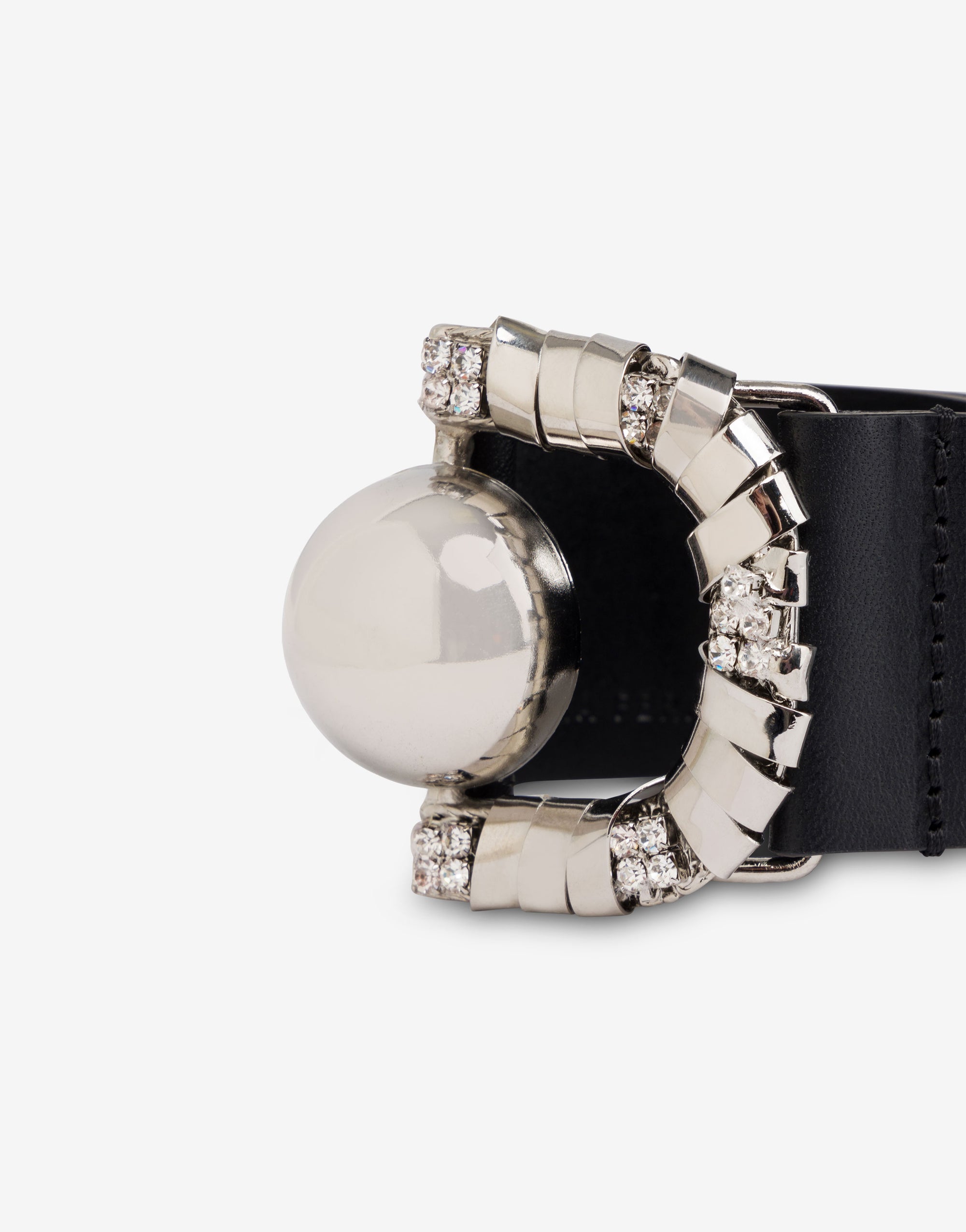 Bracelet à détails en cuir - Black