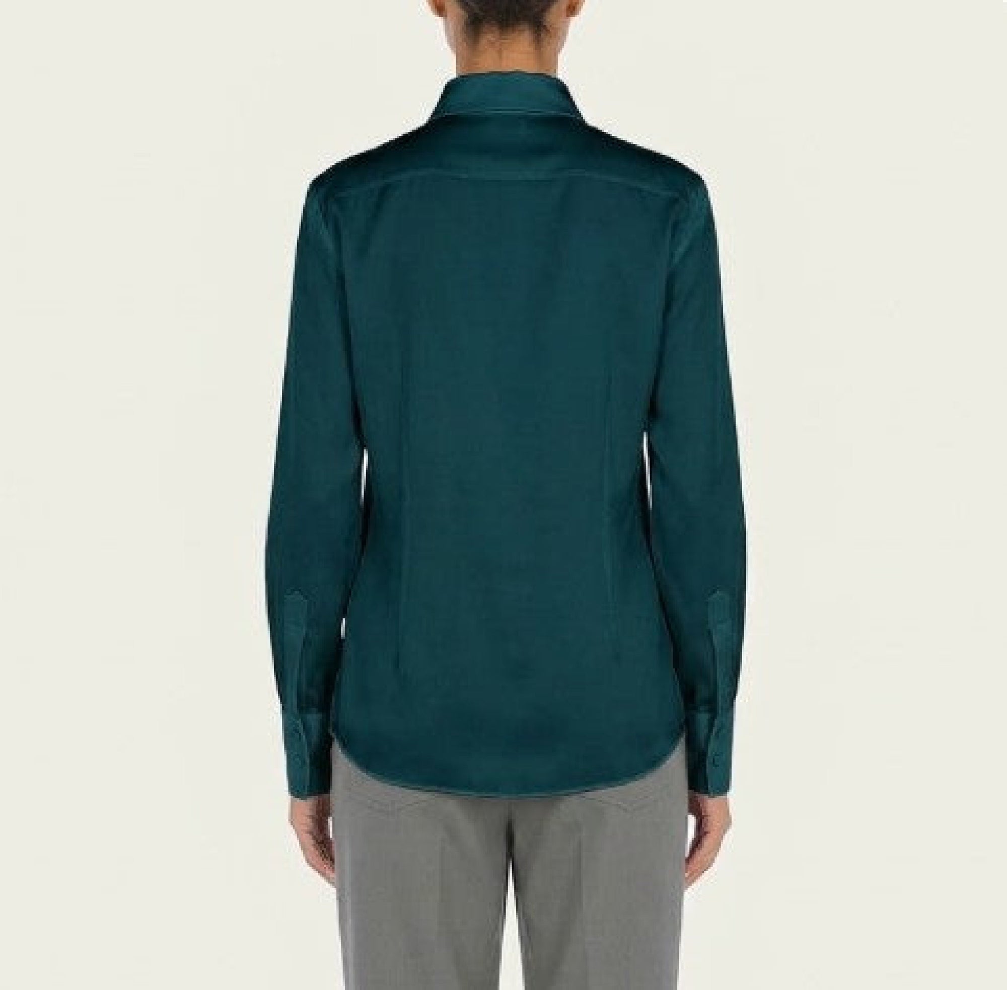 Silk blend shirt - Grey
