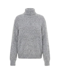 Pull oversize en mélange de cachemire et de laine - Grey