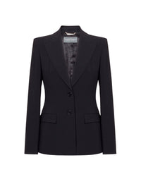 Veste en laine structuré - Black