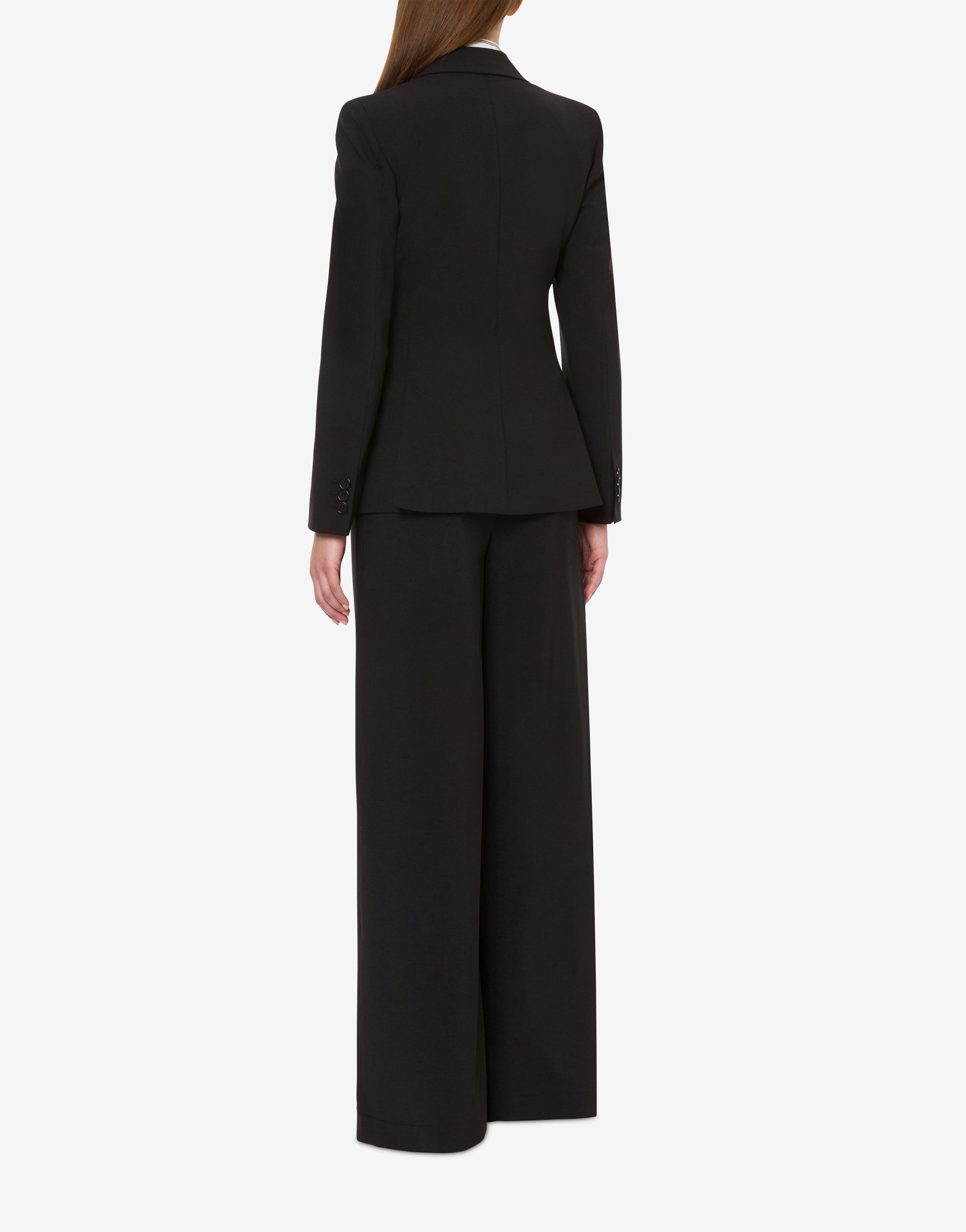 Veste en laine structuré - Black