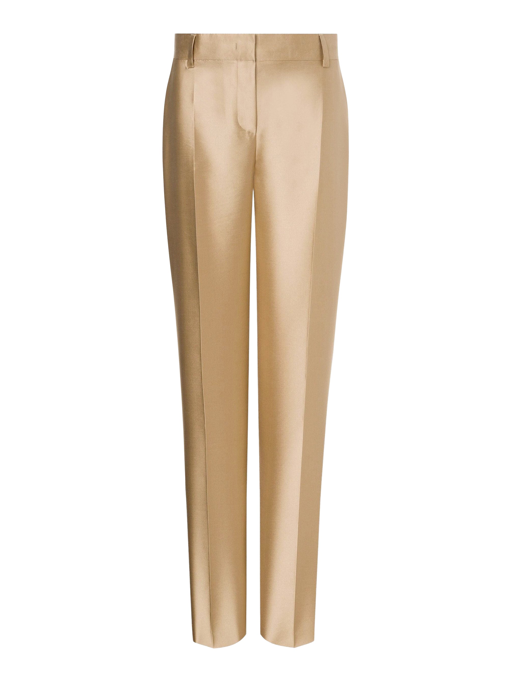 Pantalon de tailleur brillant - Beige