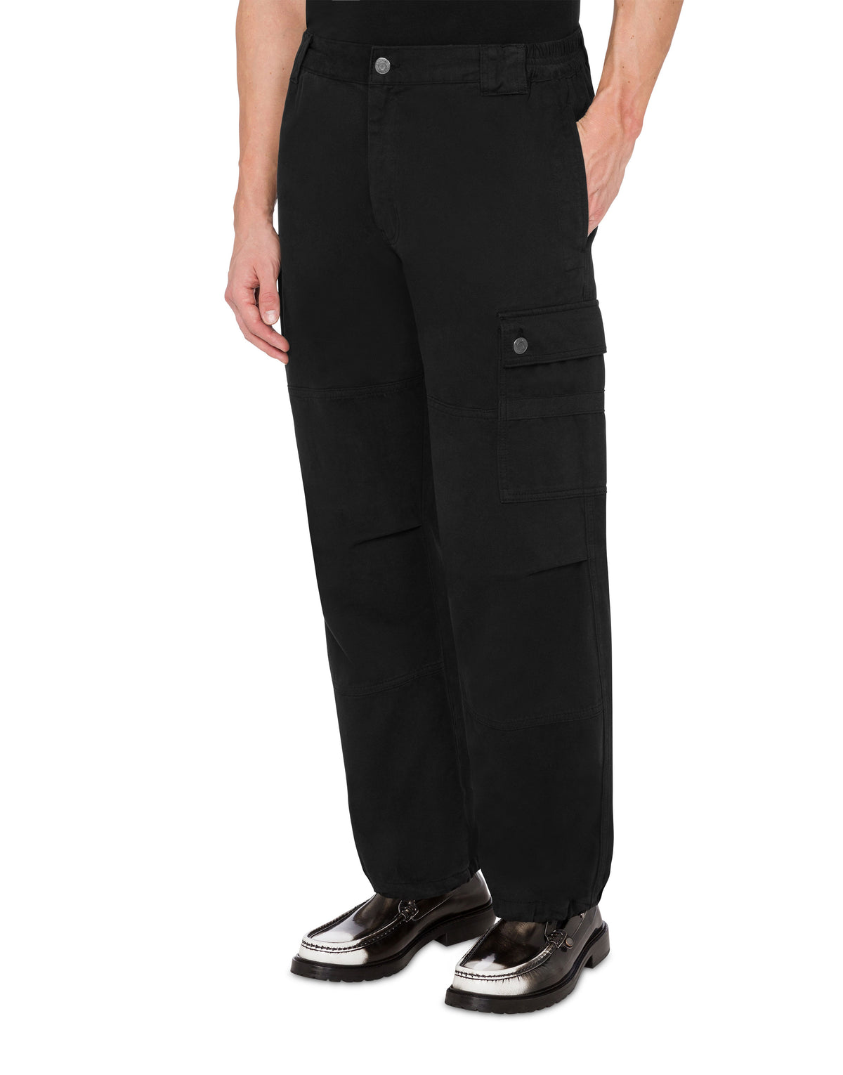 Classic cotton pants - Black