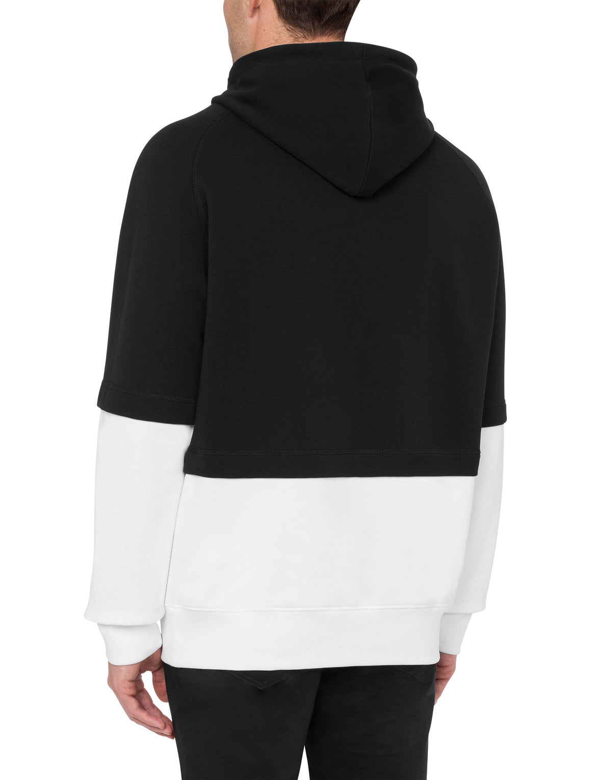 Upside Down Logo Hoodie - White