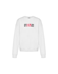 Sweatshirt en coton - White