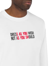 Sweatshirt en coton - White