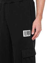 Pantalon cargo Code-barres en coton - Black