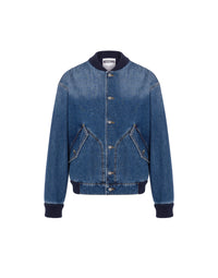 Bomber en denim - Blue