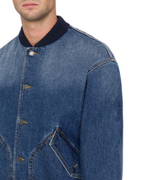 Bomber en denim - Blue